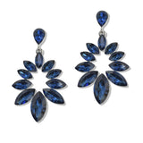107494, MARQUISE RHINESTONE ACCENT DANGLE EARRING