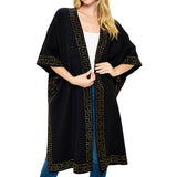 100006, BLING MAZE CRYSTAL RHINESTONE ACCENT SHAWL