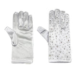 100008, BLING CRYSTAL RHINESTONE WEDDING GLOVES