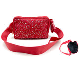 100011, BLING CRYSTAL RHINESTONE SLING BAG