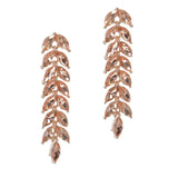 100020, MARQUISE RHINESTONE ACCENT DROP DANGLE EARRING