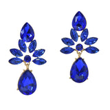 100021, TEARDROP RHINESTONE ACCENT DANGLE EARRING
