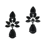 100021, TEARDROP RHINESTONE ACCENT DANGLE EARRING