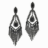 100025, CHANDELIER CRYSTAL RHINESTONE EARRING