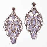100026, MARQUISE ACCENT CRYSTAL RHINESTONE EARRING