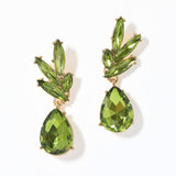 100027, TEARDROP ACCENT RHINESTONE DANGLE EARRING