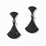 100028, GEOMETRIC CRYSTAL RHINESTONE DANGLE EARRING