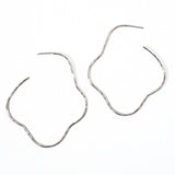 100039, GOLD DIPPED BRASS GEOMETRIC EARRING