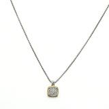 100071, DESIGNER INSPIRED MICRO PAVE CHARM NECKLACE