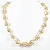 100075, DESIGNER INSPIRED PEARL NECKLACE
