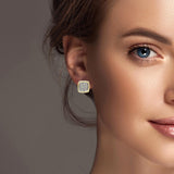 100251, DESIGNER INSPIRED MICRO PAVE STUD EARRING
