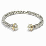 100261, DESIGNER INSPIRED PEARL CUFF BRACELET