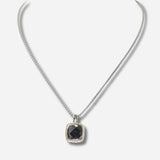 100279, DESIGNER INSPIRED CUBIC ZIRCONIA PENDANT NECKLACE
