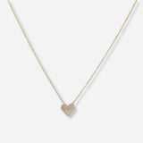 100284, DESIGNER INSPIRED DAINTY HEART PENDANT NECKLACE
