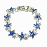 100293, STARFISH ENAMEL MAGNETIC CLOSURE BRACELET