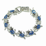 100293, SEA TURTLE ENAMEL MAGNETIC CLOSURE BRACELET