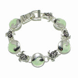 100296, SEA TURTLE ENAMEL MAGNETIC CLOSURE BRACELET