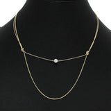 100316, DAINTY PEARL ACCENT NECKLACE