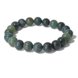 100334, SEMI PRECIOUS STONE BEADED STRETCH BRACELET