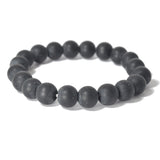 100334, SEMI PRECIOUS STONE BEADED STRETCH BRACELET