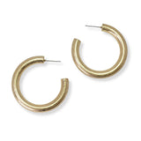 100356, 40MM THICK ROUND HOOP EARRING