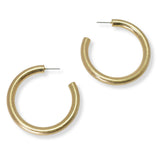 100357, 50MM THICK ROUND HOOP EARRING