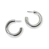 100358, 30MM THICK ROUND HOOP EARRING