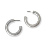 100358, 30MM THICK ROUND HOOP EARRING