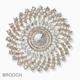 100371, LARGE CRYSTAL RHINESTONE PIN BROOCH