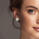 100468, MICRO PAVE DESIGNER INSPIRED STUD EARRING