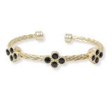 100492, DESIGNER INSPIRED CABLE CUFF BRACELET