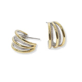 100502, PAVE DESIGNER INSPIRED EARRING