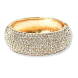 100573, PAVE RHINESTONE BANGLE BRACELET
