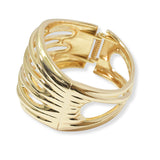 100575, CUTOUT METAL BANGLE BRACELET