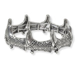 100580, WESTERN COWBOY BOOTS METAL STRETCH BRACELET
