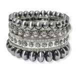 100583, WESTERN MULTI LAYERED STRETCH BRACELET