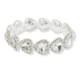 100675, HEART ACCENT CRYSTAL RHINESTONE CUFF BRACELET