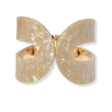 100737, GEOMETRIC CELLULOID ACETATE OPEN BANGLE BRACELET