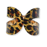 100737, GEOMETRIC CELLULOID ACETATE OPEN BANGLE BRACELET