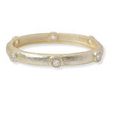 100779, CUBIC ZIRCONIA ACCENT DESIGNER INSPIRED BRACELET