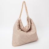 100800, SQUARE NYLON PADDED TOTE BAG