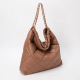 100800, SQUARE NYLON PADDED TOTE BAG