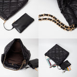 100800, SQUARE NYLON PADDED TOTE BAG