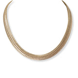 100927, SNAKE CHAIN METAL NECKLACE