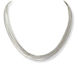 100927, SNAKE CHAIN METAL NECKLACE