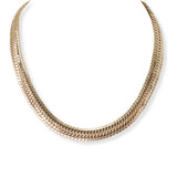 100927, SNAKE CHAIN METAL NECKLACE