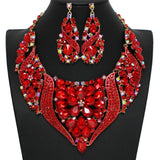 101101, EVENING RHINESTONE NECKLACE SET