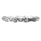 101112, TEXTURED METAL STRETCH BRACELET