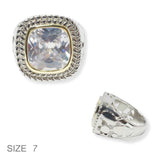 101128, CUBIC ZIRCONIA DESIGNER INSPIRED RING