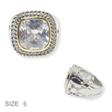 101128, CUBIC ZIRCONIA DESIGNER INSPIRED RING